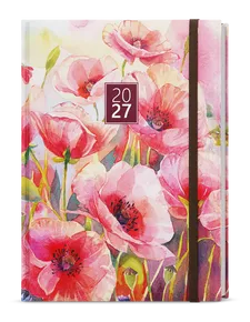 Wöchentlicher Terminkalender - Oskar - Lamino - A5 - Mohn